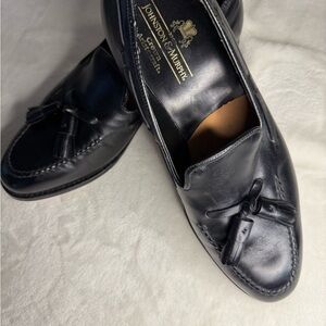 Johnston & Murphy Classic Black Tassel Loafers